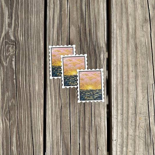 Sunset Stamp Sticker
