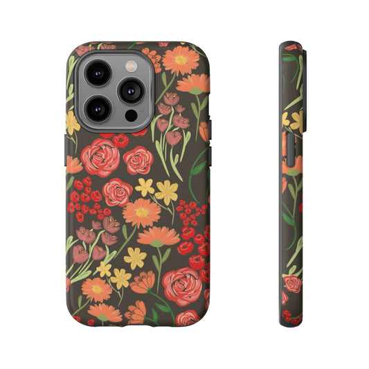 soft wildflowers Iphone case