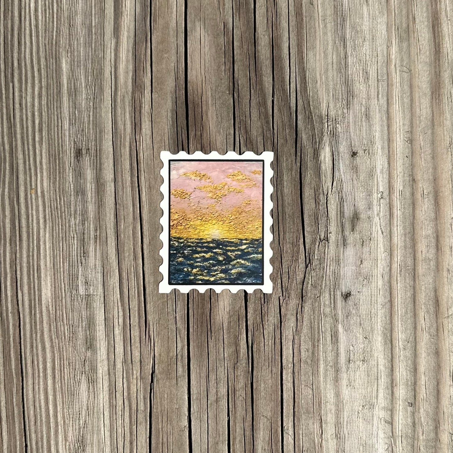 Sunset Stamp Sticker